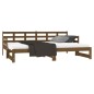 vidaXL Tagesbett Ausziehbar Honigbraun Massivholz Kiefer 2x(90x200) cm vidaXL Tagesbett Ausziehbar Honigbraun Massivholz Kiefer 2x(90x200) cm