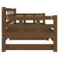 vidaXL Tagesbett Ausziehbar Honigbraun Massivholz Kiefer 2x(90x200) cm vidaXL Tagesbett Ausziehbar Honigbraun Massivholz Kiefer 2x(90x200) cm