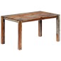 vidaXL Esstisch Grau 140 x 70 x 76 cm Massivholz vidaXL Esstisch Grau 140 x 70 x 76 cm Massivholz