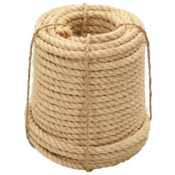 vidaXL Seil 100% Sisal 12 mm 250 m