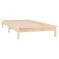 vidaXL Massivholzbett mit LEDs 100x200 cm vidaXL Massivholzbett mit LEDs 100x200 cm