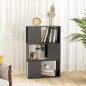 vidaXL Bücherregal Raumteiler Grau 60x24x94 cm Holzwerkstoff vidaXL Bücherregal Raumteiler Grau 60x24x94 cm Holzwerkstoff