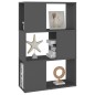 vidaXL Bücherregal Raumteiler Grau 60x24x94 cm Holzwerkstoff vidaXL Bücherregal Raumteiler Grau 60x24x94 cm Holzwerkstoff