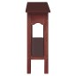vidaXL Konsolentisch Braun 110x30x75 cm Massivholz Mahagoni vidaXL Konsolentisch Braun 110x30x75 cm Massivholz Mahagoni