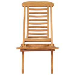 vidaXL Gartenstuhl Klappbar 50x90x69 cm Massivholz Teak
