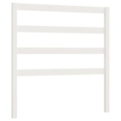 vidaXL Kopfteil Weiß 81x4x100 cm Massivholz Kiefer