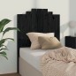 vidaXL Kopfteil Schwarz 81x4x110 cm Massivholz Kiefer vidaXL Kopfteil Schwarz 81x4x110 cm Massivholz Kiefer