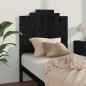 vidaXL Kopfteil Schwarz 81x4x110 cm Massivholz Kiefer vidaXL Kopfteil Schwarz 81x4x110 cm Massivholz Kiefer