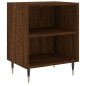 vidaXL Nachttische 2 Stk. Braun Eichen-Optik 40x30x50 cm Holzwerkstoff