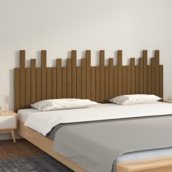 vidaXL Wand-Kopfteil Honigbraun 204x3x80 cm Massivholz Kiefer