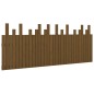 vidaXL Wand-Kopfteil Honigbraun 204x3x80 cm Massivholz Kiefer vidaXL Wand-Kopfteil Honigbraun 204x3x80 cm Massivholz Kiefer