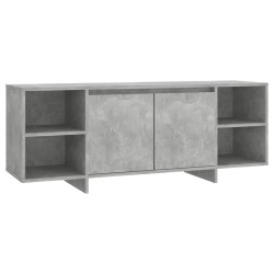 vidaXL TV-Schrank Betongrau 130x35x50 cm Holzwerkstoff