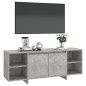 vidaXL TV-Schrank Betongrau 130x35x50 cm Holzwerkstoff vidaXL TV-Schrank Betongrau 130x35x50 cm Holzwerkstoff