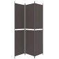 vidaXL 3-tlg. Paravent Braun 150x220 cm Stoff vidaXL 3-tlg. Paravent Braun 150x220 cm Stoff