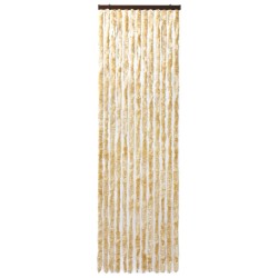 vidaXL Insektenschutz-Vorhang Beige 56x200 cm Chenille