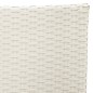 vidaXL Gartenstühle mit Kissen 4 Stk. Poly Rattan Weiß vidaXL Gartenstühle mit Kissen 4 Stk. Poly Rattan Weiß