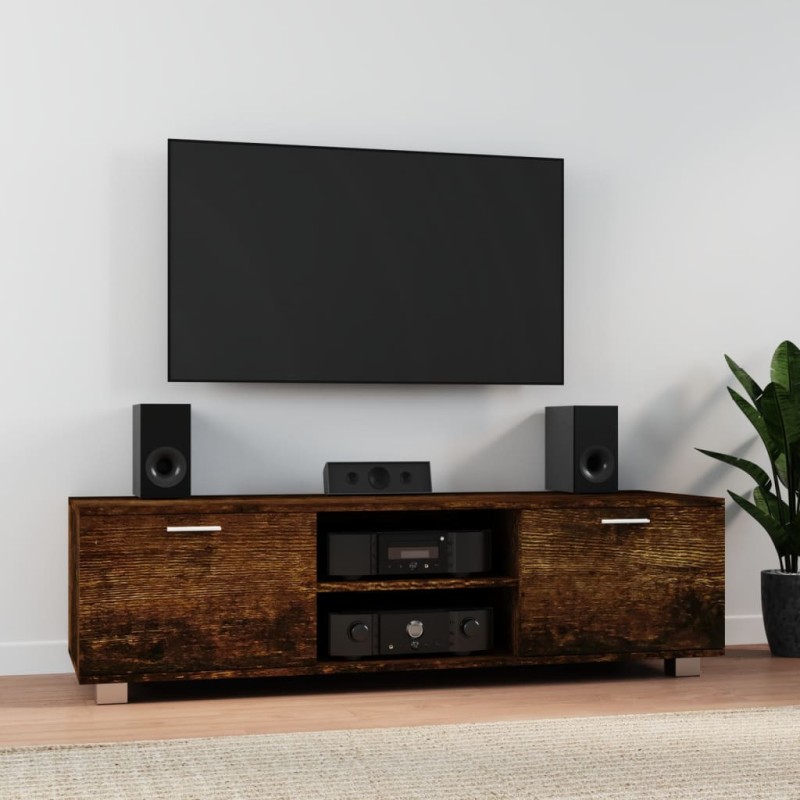 vidaXL TV-Schrank Räuchereiche 140x40,5x35 cm Holzwerkstoff vidaXL TV-Schrank Räuchereiche 140x40,5x35 cm Holzwerkstoff