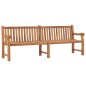 vidaXL Gartenbank 228 cm Massivholz Teak vidaXL Gartenbank 228 cm Massivholz Teak