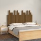 vidaXL Wand-Kopfteil Honigbraun 127,5x3x80 cm Massivholz Kiefer