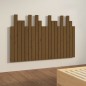 vidaXL Wand-Kopfteil Honigbraun 127,5x3x80 cm Massivholz Kiefer