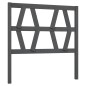 vidaXL Kopfteil Grau 81x4x100 cm Massivholz Kiefer vidaXL Kopfteil Grau 81x4x100 cm Massivholz Kiefer