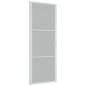 vidaXL Innentür 76x201,5 cm Weiß Mattglas und Aluminium vidaXL Innentür 76x201,5 cm Weiß Mattglas und Aluminium