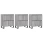 vidaXL Sideboards 3 Stk. Grau Sonoma Holzwerkstoff vidaXL Sideboards 3 Stk. Grau Sonoma Holzwerkstoff