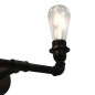 vidaXL 2-Arm-Wandleuchte Schwarz 2 x E27-Fassung vidaXL 2-Arm-Wandleuchte Schwarz 2 x E27-Fassung