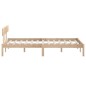 vidaXL Massivholzbett Kiefer 135x190 cm vidaXL Massivholzbett Kiefer 135x190 cm