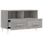 vidaXL TV-Schrank Grau Sonoma 80x36x50 cm Holzwerkstoff vidaXL TV-Schrank Grau Sonoma 80x36x50 cm Holzwerkstoff