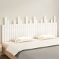 vidaXL Wand-Kopfteil Weiß 185x3x80 cm Massivholz Kiefer