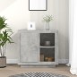vidaXL Sideboard Betonweiß 80x40x75 cm vidaXL Sideboard Betonweiß 80x40x75 cm