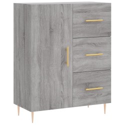 vidaXL Sideboard Grau Sonoma 69,5x34x90 cm Holzwerkstoff