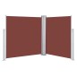 vidaXL Ausziehbare Seitenmarkise 170 x 600 cm Braun vidaXL Ausziehbare Seitenmarkise 170 x 600 cm Braun