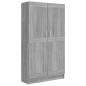 vidaXL Bücherschrank Grau Sonoma 82,5x30,5x150 cm Holzwerkstoff vidaXL Bücherschrank Grau Sonoma 82,5x30,5x150 cm Holzwerkstoff