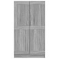 vidaXL Bücherschrank Grau Sonoma 82,5x30,5x150 cm Holzwerkstoff vidaXL Bücherschrank Grau Sonoma 82,5x30,5x150 cm Holzwerkstoff