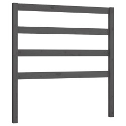 vidaXL Kopfteil Grau 106x4x100 cm Massivholz Kiefer