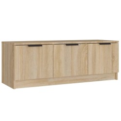vidaXL TV-Schrank Sonoma-Eiche 102x35x36,5 cm Holzwerkstoff