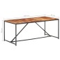 vidaXL Esstisch 180×90×76 cm Massivholz vidaXL Esstisch 180×90×76 cm Massivholz