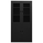 vidaXL Büroschrank Schwarz 90x40x180 cm Stahl vidaXL Büroschrank Schwarz 90x40x180 cm Stahl