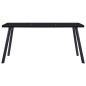 vidaXL Esstisch Schwarz 180 x 90 x 75 cm Hartglas vidaXL Esstisch Schwarz 180 x 90 x 75 cm Hartglas