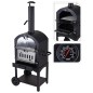 ProGarden BBQ Pizzaofen Schwarz ProGarden BBQ Pizzaofen Schwarz
