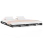 vidaXL Palettenbett Grau 140x190 cm Massivholz Kiefer vidaXL Palettenbett Grau 140x190 cm Massivholz Kiefer