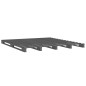 vidaXL Palettenbett Grau 140x190 cm Massivholz Kiefer vidaXL Palettenbett Grau 140x190 cm Massivholz Kiefer