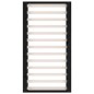 vidaXL Massivholzbett Schwarz 120x190 cm vidaXL Massivholzbett Schwarz 120x190 cm