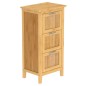EISL Badezimmerschrank mit 3 Schubladen Bambus 30x42x82 cm EISL Badezimmerschrank mit 3 Schubladen Bambus 30x42x82 cm