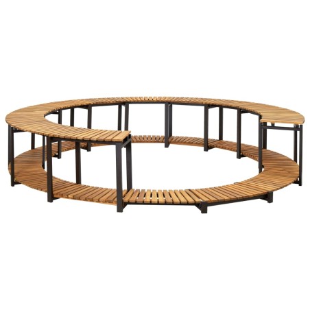 vidaXL Whirlpool-Verkleidung 273x53 cm Akazie Massivholz  