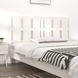 vidaXL Bett-Kopfteil Weiß 155,5x4x100 cm Massivholz Kiefer