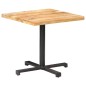 vidaXL Bistrotisch Quadratisch 80x80x75 cm Raues Mangoholz vidaXL Bistrotisch Quadratisch 80x80x75 cm Raues Mangoholz