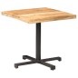 vidaXL Bistrotisch Quadratisch 80x80x75 cm Raues Mangoholz vidaXL Bistrotisch Quadratisch 80x80x75 cm Raues Mangoholz